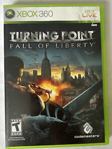 Turning Point: Fall of Liberty (Microsoft Xbox 360, 2008) CIB w/Manual