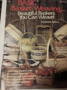 Basic Basket Weaving Nellann Roberts Plaid Instruction Book 7726 I13 - Picture 1 of 1