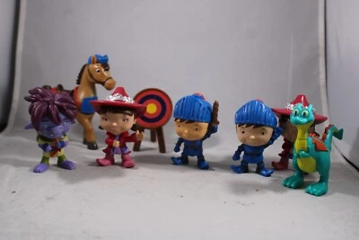 Mike El Caballero 3” Gallahad Evie Dragón Figuras 2012 Mattel Lote Trollee Foto 1 de 4