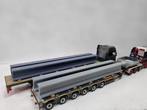 1/50 scale RSJ Girder Flatbed/Nooteboom Truck Load - Picture 1 of 11