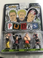 Punks Series 1 Hedwig, B-Zone, Mikey P, Kenna. Magnetic Feet 2004 Micro Icons