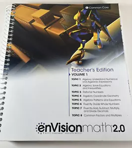 ENVISIONMATH 2.0 LEHRERBAND 1 KLASSE 6 Themen 1-8 - Bild 1 von 19