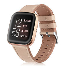 For Fitbit Versa 2/Versa /Versa Lite Genuine Leather Watch Band Strap Wristband