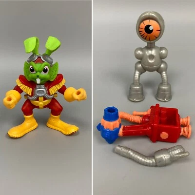 INCOMPLETE BUCKY O'HARE AND BLINKY THE TOAD WARS ACTION FIGURES TOYS HASBRO 1991 - Image 1 of 4