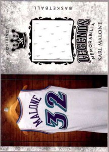 Karl Malone Card 2018 Sportkings Legends Memorabilia #LSM10 