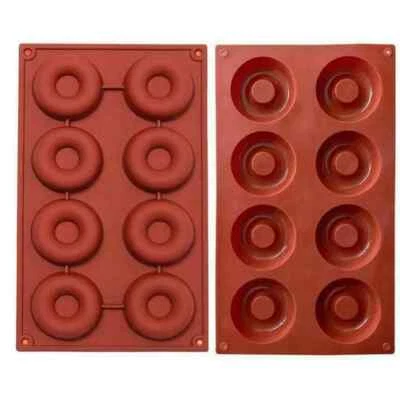ADL Silicone Doughnut Mould, Donut Baking Pan BPA Free Mold Sheet Tray Heat Resistan