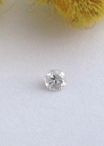 DIAMANTI NATURALI - TAGLIO BRILLANTE ROTONDO - CARATI 0,08 - Imagen 1 de 5