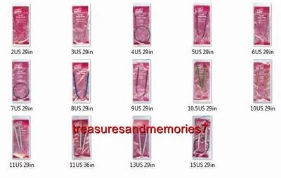 SUSAN BATES SILVALUME Circular Knitting Needles - YOU Choose Your Size!