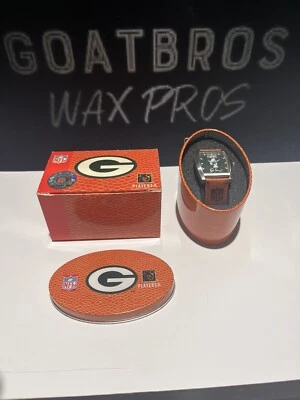 2004 NFL Quarterback Legends Brett Favre RELOJ DE TIEMPO DE JUEGO EN LATA Packers nuevo raro Foto 1 de 4