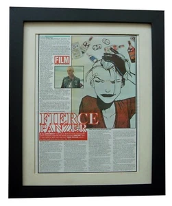 TANK GIRL+Review+MOVIE+FILM+POSTER+AD+FRAMED RARE ORIGINAL 1995+FAST WORLD SHIP - Imagen 1 de 9