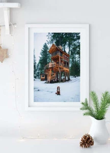 Poster Tree House Poster su carta di alta qualita Poster arredo casa salotto - Picture 1 of 30