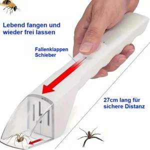 Lebend Insekten Fänger Falle Spinnen Bienen einfach fangen & lebend frei lassen - Bild 1 von 1