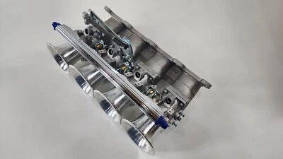 Корпус отдельной дроссельной заслонки ITB 94-97 Mazda Miata MX-5 1,8 л с хромированной топливной рампой OBX - Изображение 1 из 4