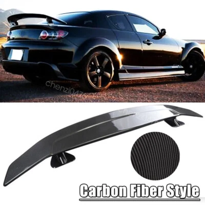 For Mazda RX-8 2004-11 Carbon Fiber 47" Rear Trunk Spoiler Wing GT Style Racing Foto 1 de 4