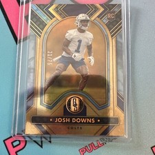 2023 Panini Gold Standard Josh Downs Rookie Card /75 RC