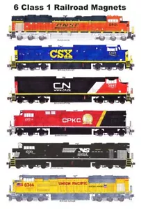 Locomotoras de ferrocarril clase 1 6 imanes Andy Fletcher - Imagen 1 de 1
