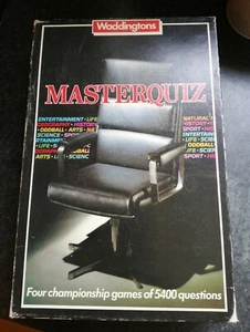 WADDINGTONS MASTERQUIZ GAME FULLY COMPLETE NICE CONDITION 1984 TRIVIA RETRO - Picture 1 of 7