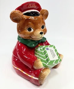 Harry And David 2010 Limited Edition Cubby The Bear Keramik Keksdose - Bild 1 von 7