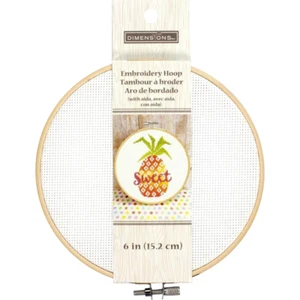 Embroidery Hoop with Aida Fabric (14 count) - Picture 1 of 2