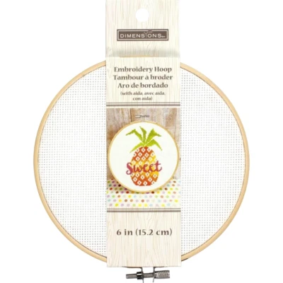 Embroidery Hoop with Aida Fabric (14 count) - Image 1 of 2