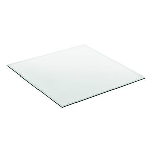 [neu.haus] Glasplatte 80x80cm Glasscheibe Tischplatte ESG Glas Kaminplatte DIY