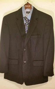 SPORT JACKET ,TASSO ELBA FOR MACY'S, MEN'S (40 S),NAVY ,100%CASHMERE - Picture 1 of 10