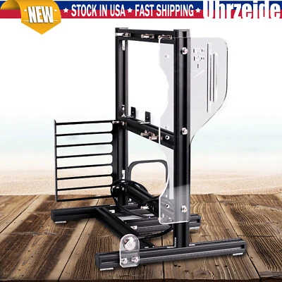 DIY ATX Open Chassis Rack Vertical Test Bare Metal Frame For ITX Motherboard Red - Image 1 of 4