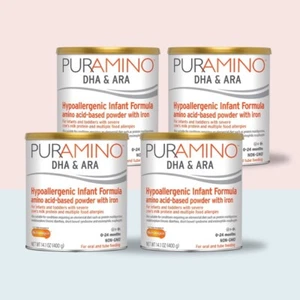 PurAmino DHA and ARA Hypoallergenic Formula pack of 4 Exp 03/01/2026 - Picture 1 of 1