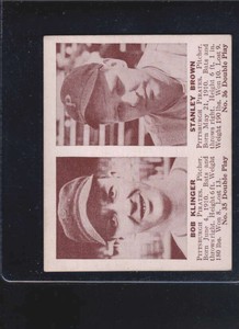 1941 DOUBLE PLAY #35 - 36 BOB KLINGER / STANLEY BROWN EX JG0045