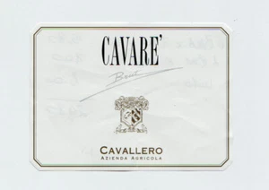 VINO Cavarè Cavallero Vesime Asti ETICHETTA - Foto 1 di 1