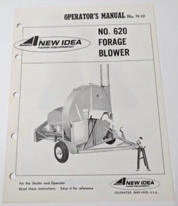 AVCO Nueva Idea Nº 620 Soplador de Forraje Manual de Operador Nº FB-101 04/69 (985585) - Imagen 1 de 2