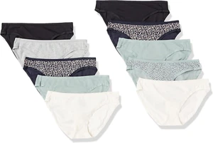 Women'S Cotton Bikini Brief Underwear (Available in plus Size), Multipacks - Picture 1 of 12