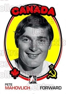 2009-10 ITG 1972 The Year In Hockey Blank Backs #168 Pete Mahovlich