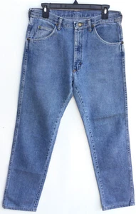 Jeans Vintage Wrangler 31x32 Azul Clásico Denim Trabajo Lavado a la Piedra hechos en EE. UU. - Imagen 1 de 3