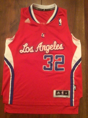 Blake Griffin #32 JERSEY Boys Medium Los Angeles Clippers SEWN Cover