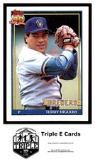 1991 Topps #475 Teddy Higuera Milwaukee Brewers ~A5G