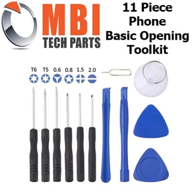iPhone Repair Opening Pry Tool Kit Basic Screwdriver Set 0.6 Triwing Pentalobe - Image 1 of 4