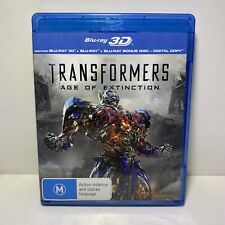 Transformers : Age Of Extinction - 3D + 2D Blu-ray  - VGC + Free Post