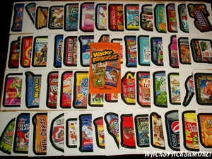 2013 Wacky All New Series 10 {ANS10} Complete 55 Sticker Card Set + Wrapper - Picture 1 of 2