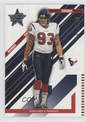 2004 Leaf Rookies & Stars Rookie /750 Jason Babin #223 controle remoto - Imagem 1 de 2