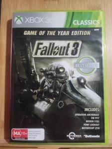 Fallout 3 Game Of The Year Edition - Xbox 360 Game Complete With Manual PAL VGC - Picture 1 of 4