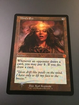 MTG The Brother's War Artifacts Retro Frame Mind's Eye Foil - Image 1 of 3