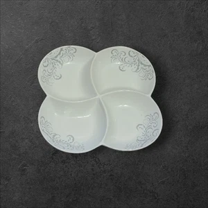 D'LUSSO DESIGNS COUTURE COLLECTION Appetizer Divided plate bowl - Picture 1 of 5