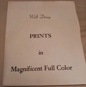 4 WALT DISNEY PRINTS IN MAGNIFICENT FULL COLOR SNOW WHITE & BAMBI LITHOGRAPHED - Picture 1 of 5