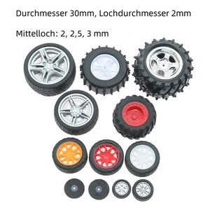 Mini Vollgummireifen Gummi Rad Reifen für Fahrzeug Spielzeug Verschiedene Größen - Bild 1 von 20