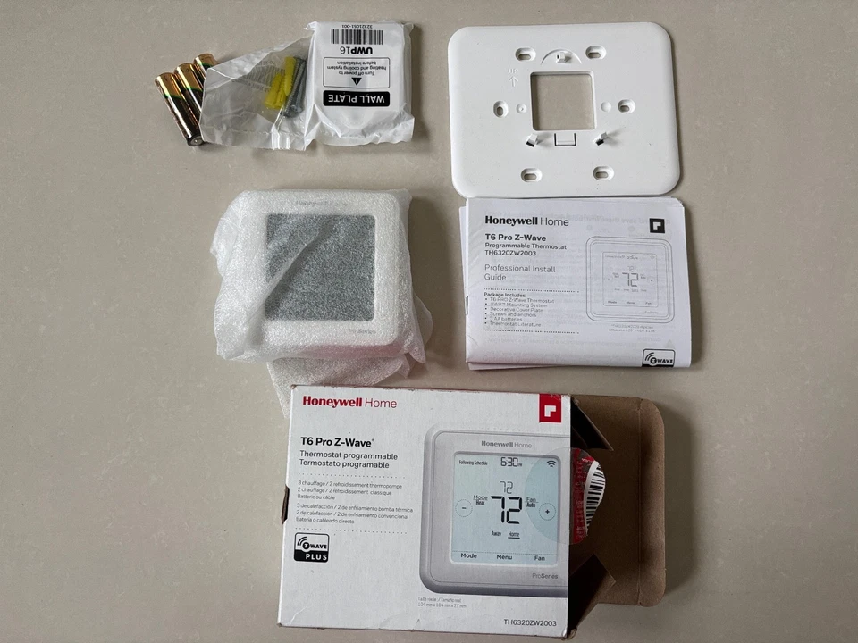 Honeywell TH6320ZW2003 T6 Pro Z-Wave Thermostat - Image 1 of 1
