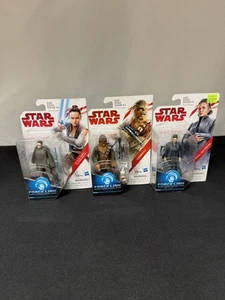 Star Wars Force Link Lot 3,75" Figuren, Rey, Leia, Chewbacca (lose Blase) - Bild 1 von 6