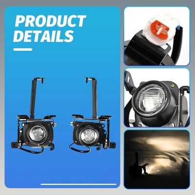 Front Fog Light W/ Bulbs For Toyota 4Runner 1999-2002 L + R #TO2592110 TO259311 - Image 1 of 4