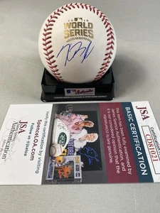 CHICAGO CUBS- KRIS BRYANT AUTOGRAPH 2016 WORLD SERIES BASEBALL JSA CD81021 - Picture 1 of 2