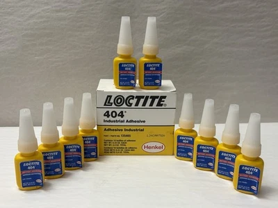 Loctite 404 Industrial Instant Adhesive #135465 Super Glue Henkel 0.33oz 10-PACK